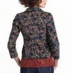 Floral Patterned Women's Blazer